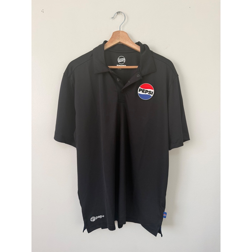 Black Pepsi Polo Short Sleeve Shirt – Men's Large – NWOT